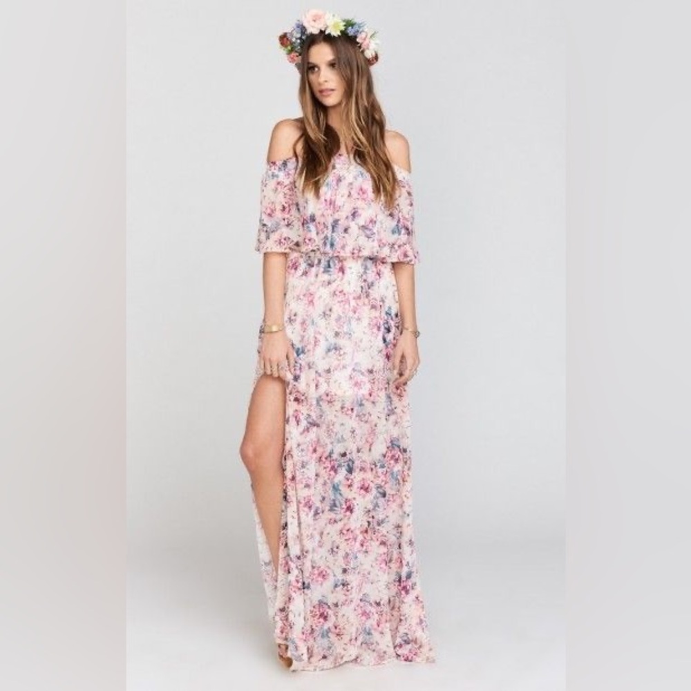 Show Me Your Mumu | Floral Hacienda Maxi Dress, size XL